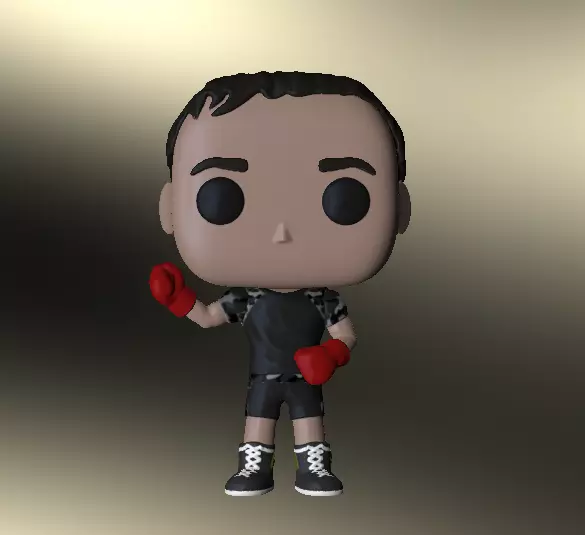 Funko Boxeador  3D print model_0