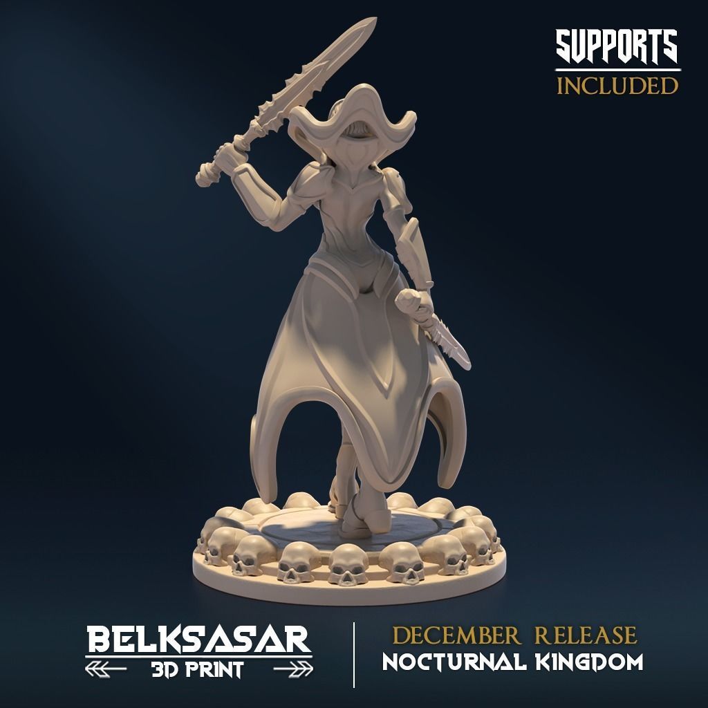 Nocturnal Keeper A Nude and Normal 3D print model_6