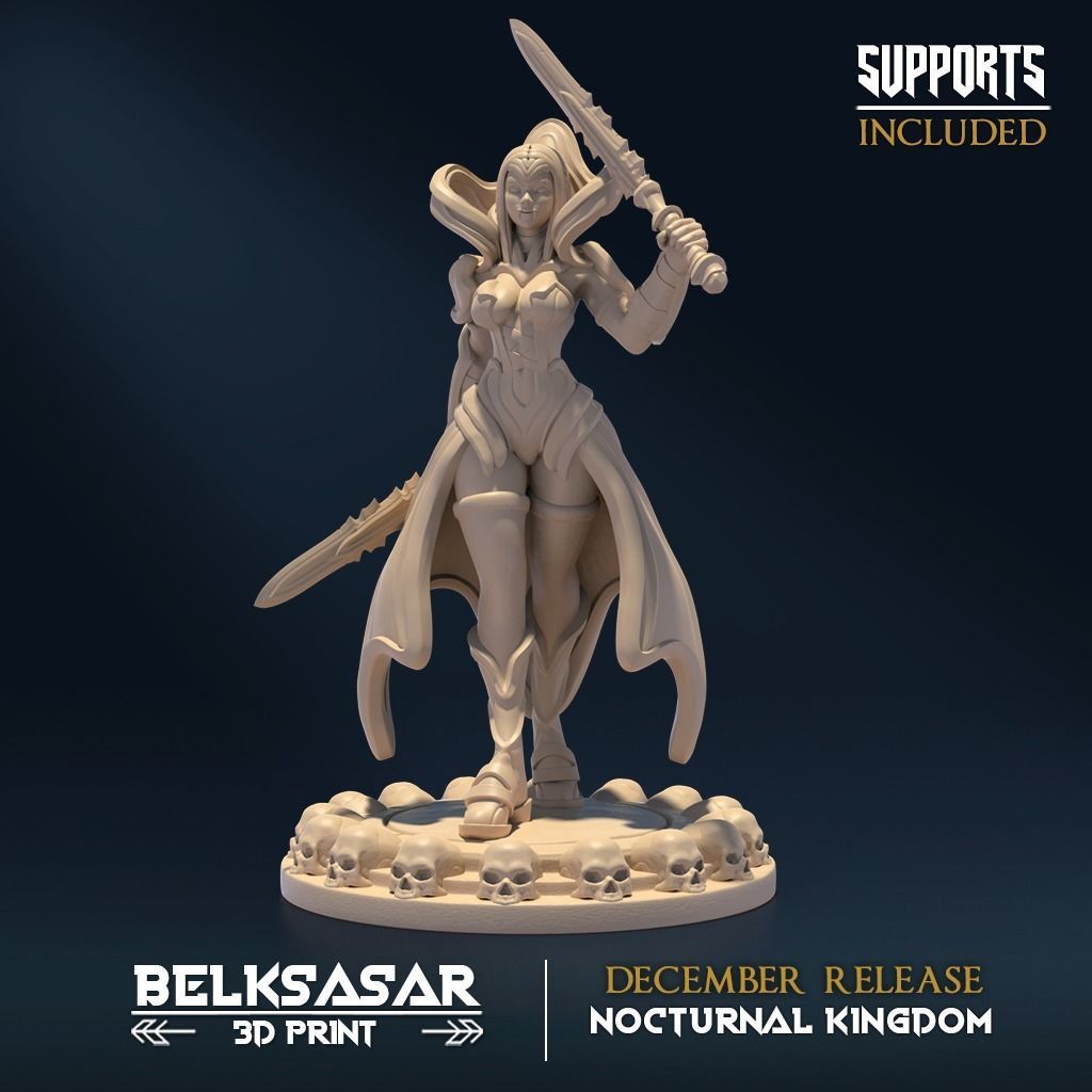 Nocturnal Keeper A Nude and Normal 3D print model_2