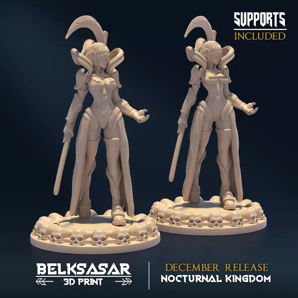 Nocturnal Keeper B Nude and Normal 3D print model_0