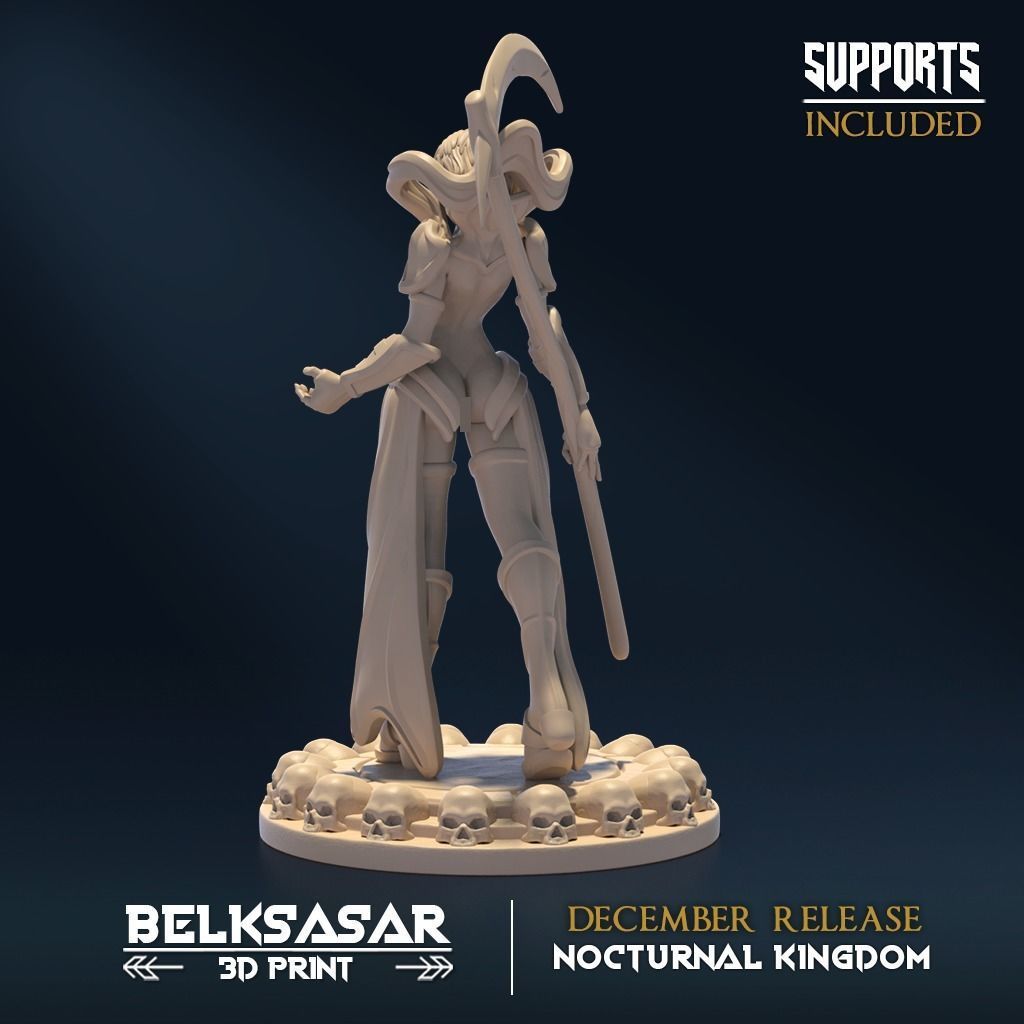 Nocturnal Keeper B Nude and Normal 3D print model_3