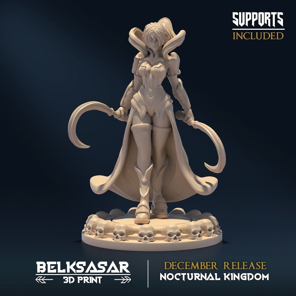 Nocturnal Keeper Set x3 3D print model_5