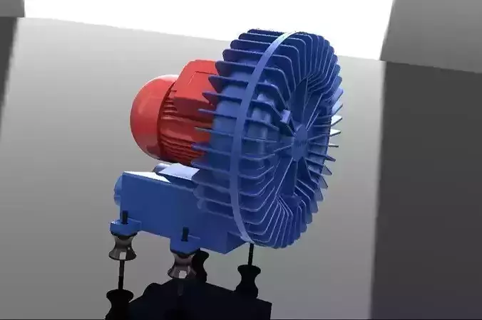 Compressor radial bomba de vacuo