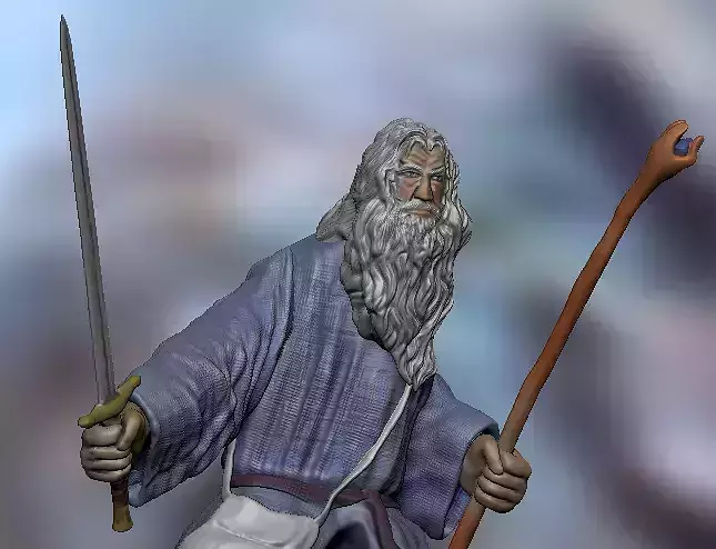 THE LORD OF THE RINGS - GANDALF 3D print model