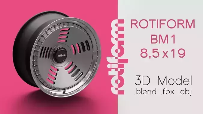 Rotiform BM1 Rim 3D Model