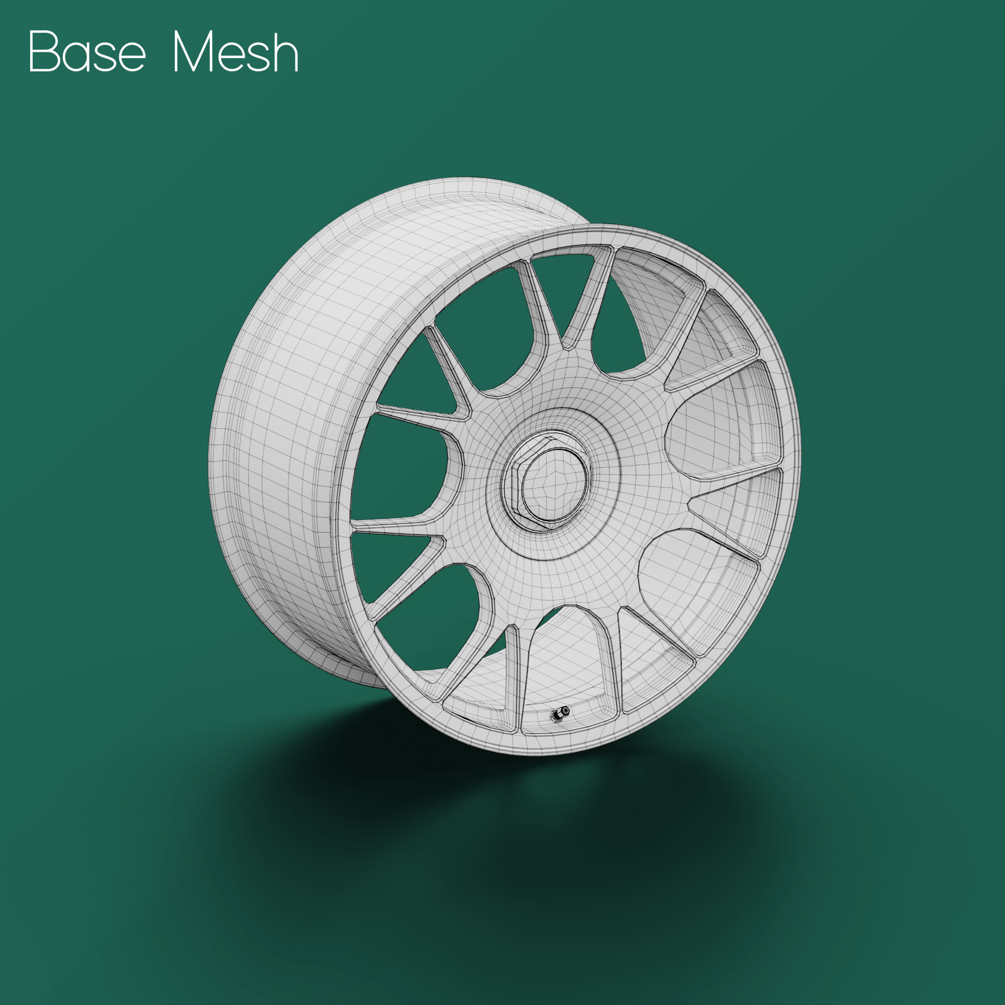 Rotiform TUF-R Option 2 Rim 3D Model 3D model_1