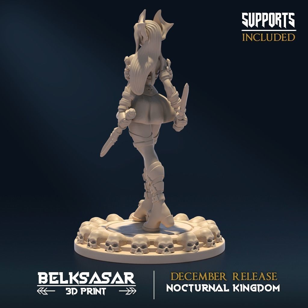 Nocturnal Seductive D Nude and Normal 3D print model_4