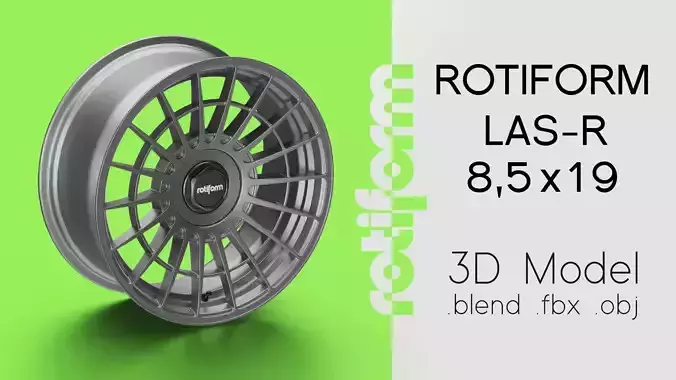 Rotiform LAS-R Rim 3D Model