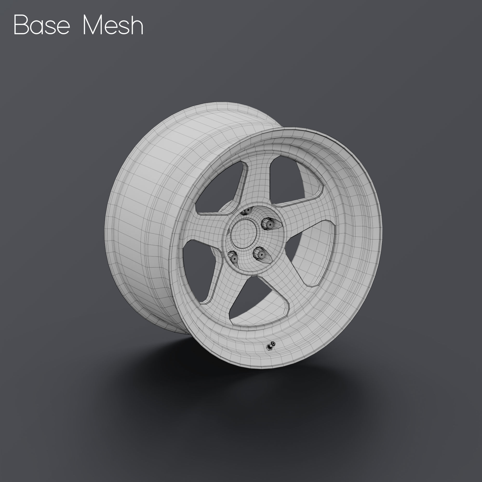 Rotiform ROC-H Hoonigan Rim 3D Model 3D model_1