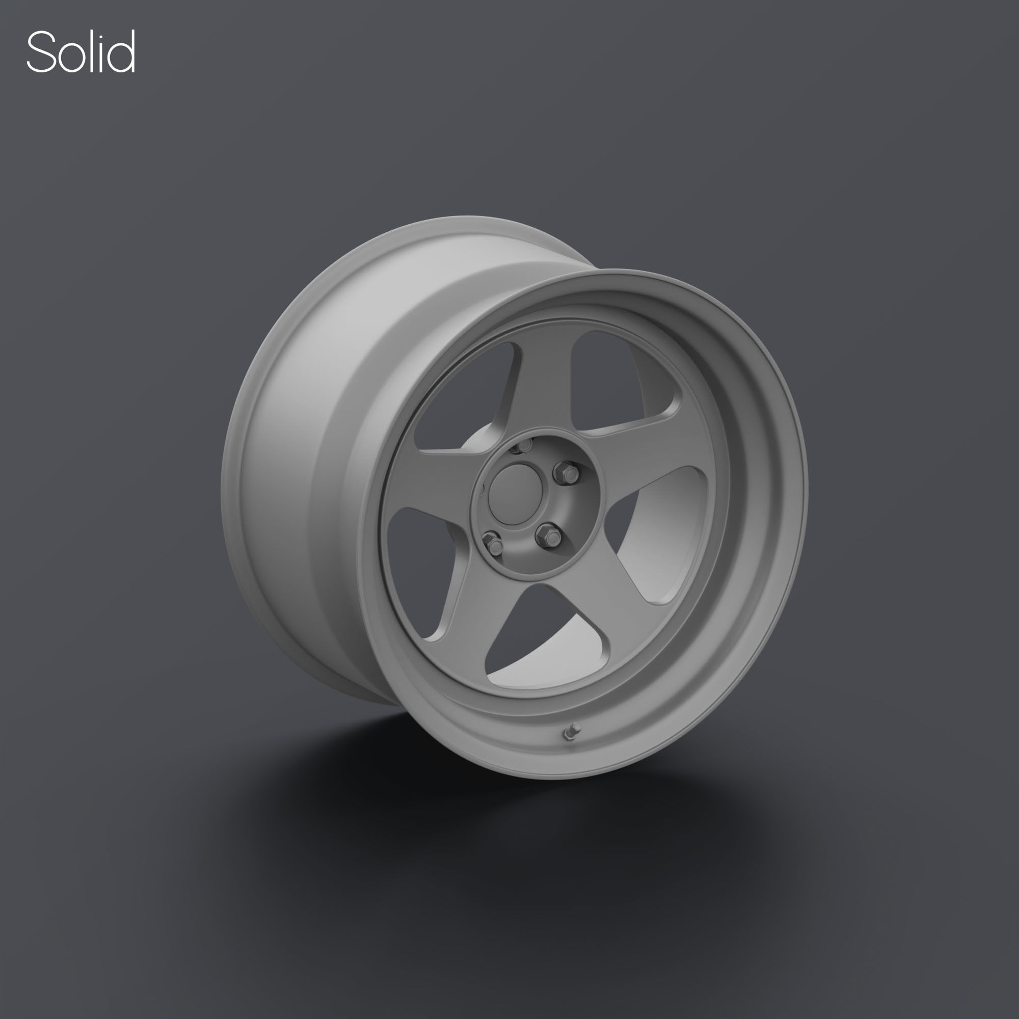 Rotiform ROC-H Hoonigan Rim 3D Model 3D model_3