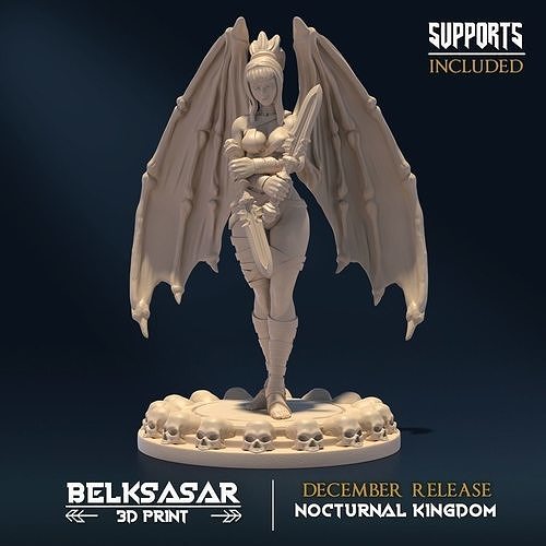 Nocturnal Wings C 3D print model