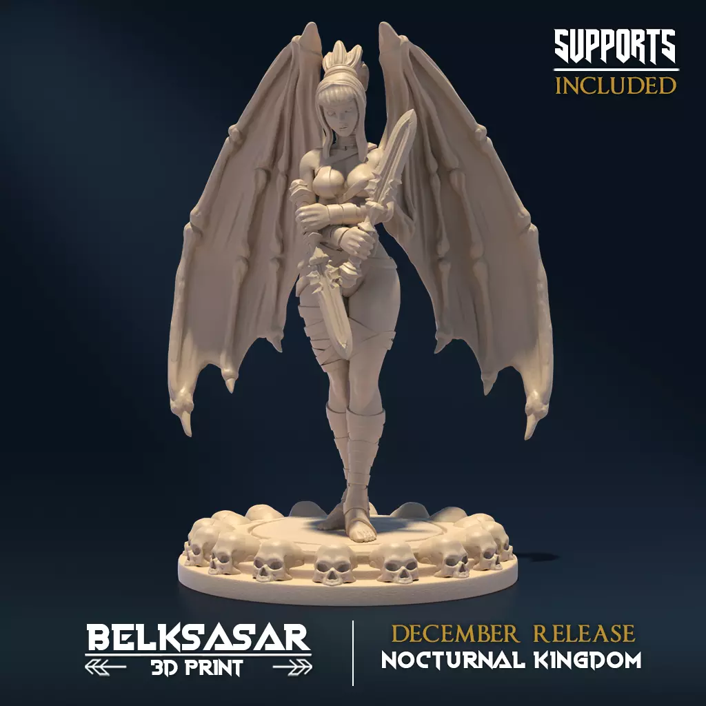 Nocturnal Wings C 3D print model