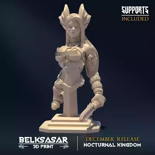 Vampiress Bust Topless