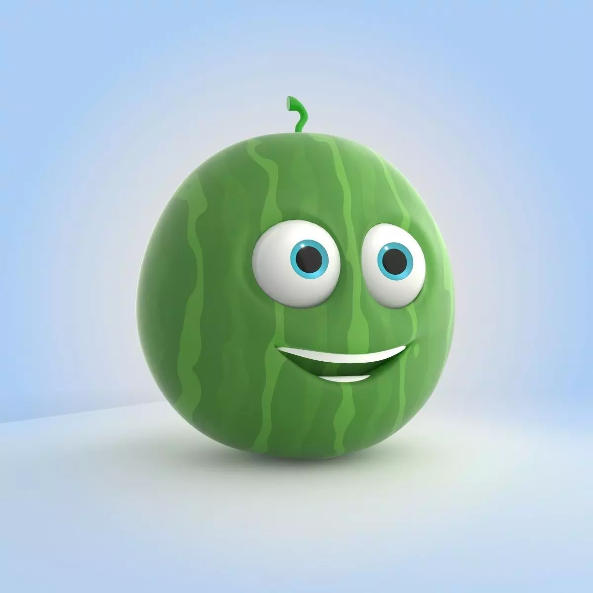 Watermelon 3D model_0