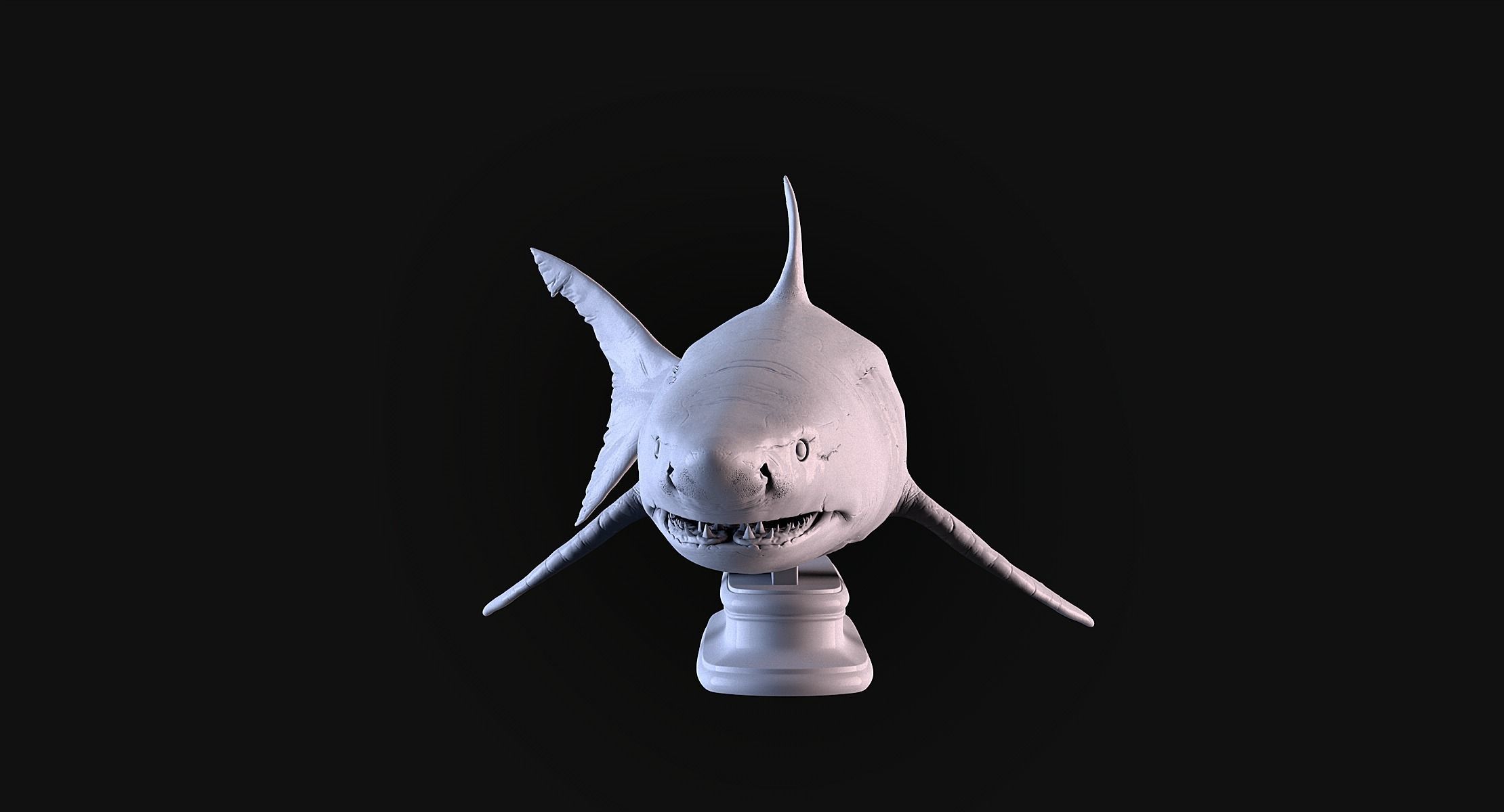 White Shark 3D print model_1