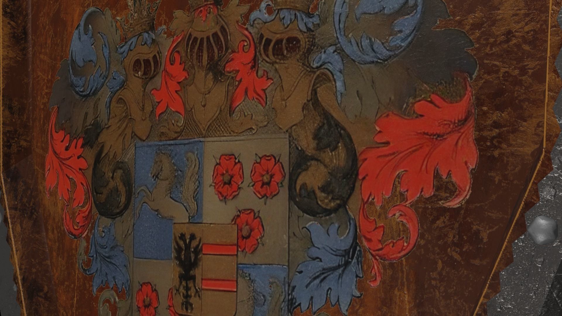 Shield Wooden Medieval Knight Adventurer Warrior 3D model_16