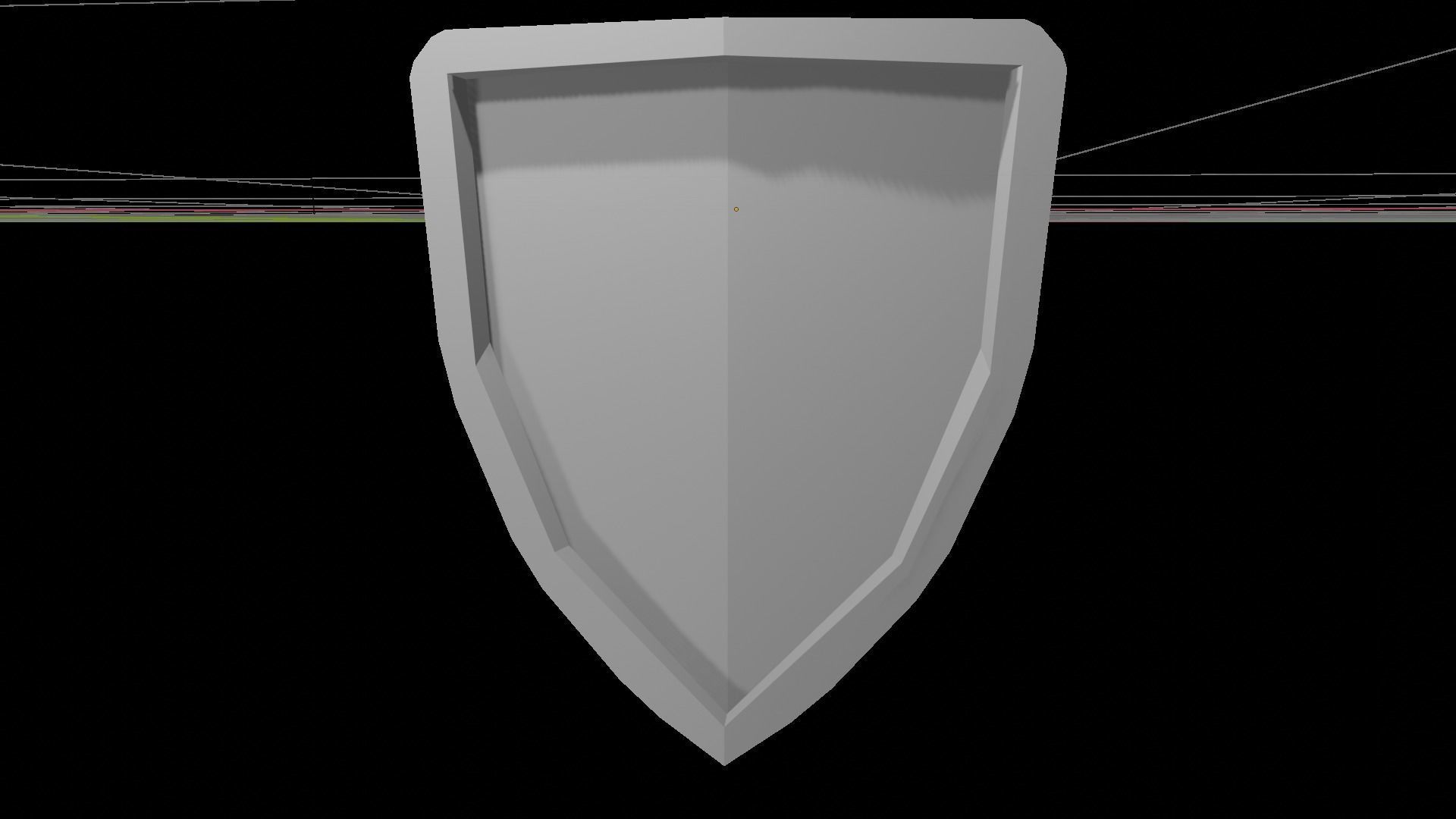 Shield Wooden Medieval Knight Adventurer Warrior 3D model_25