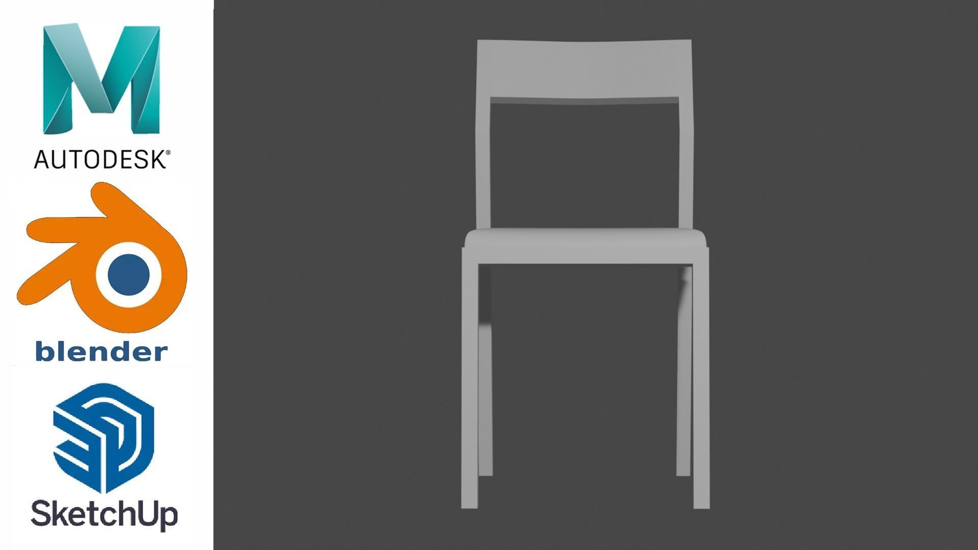 Chair - Silla  3D model_1