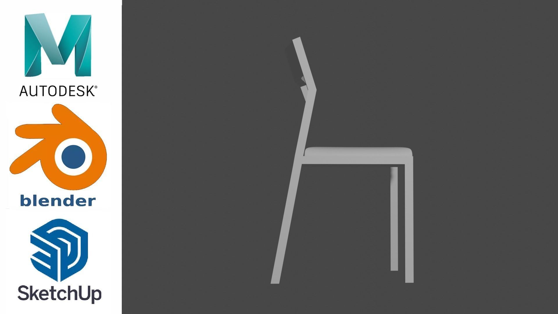 Chair - Silla  3D model_2