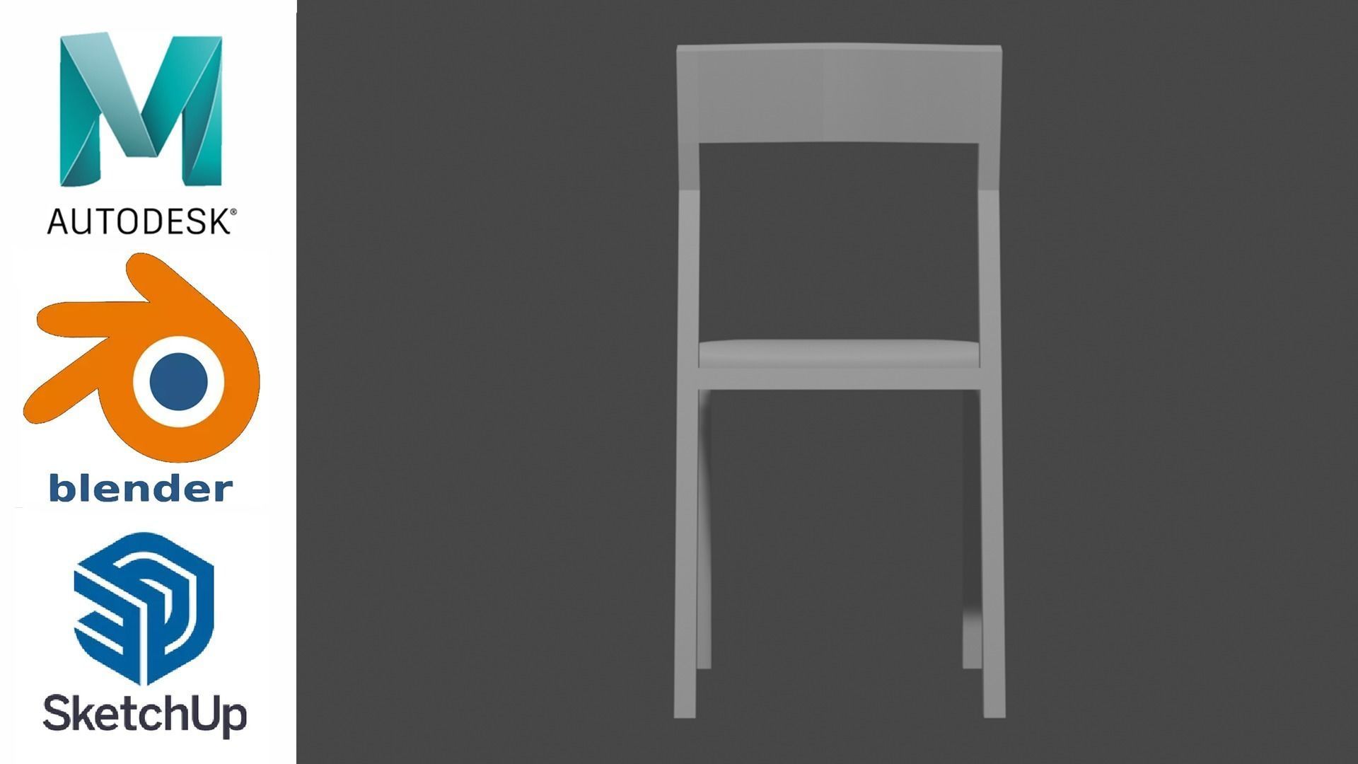 Chair - Silla  3D model_4