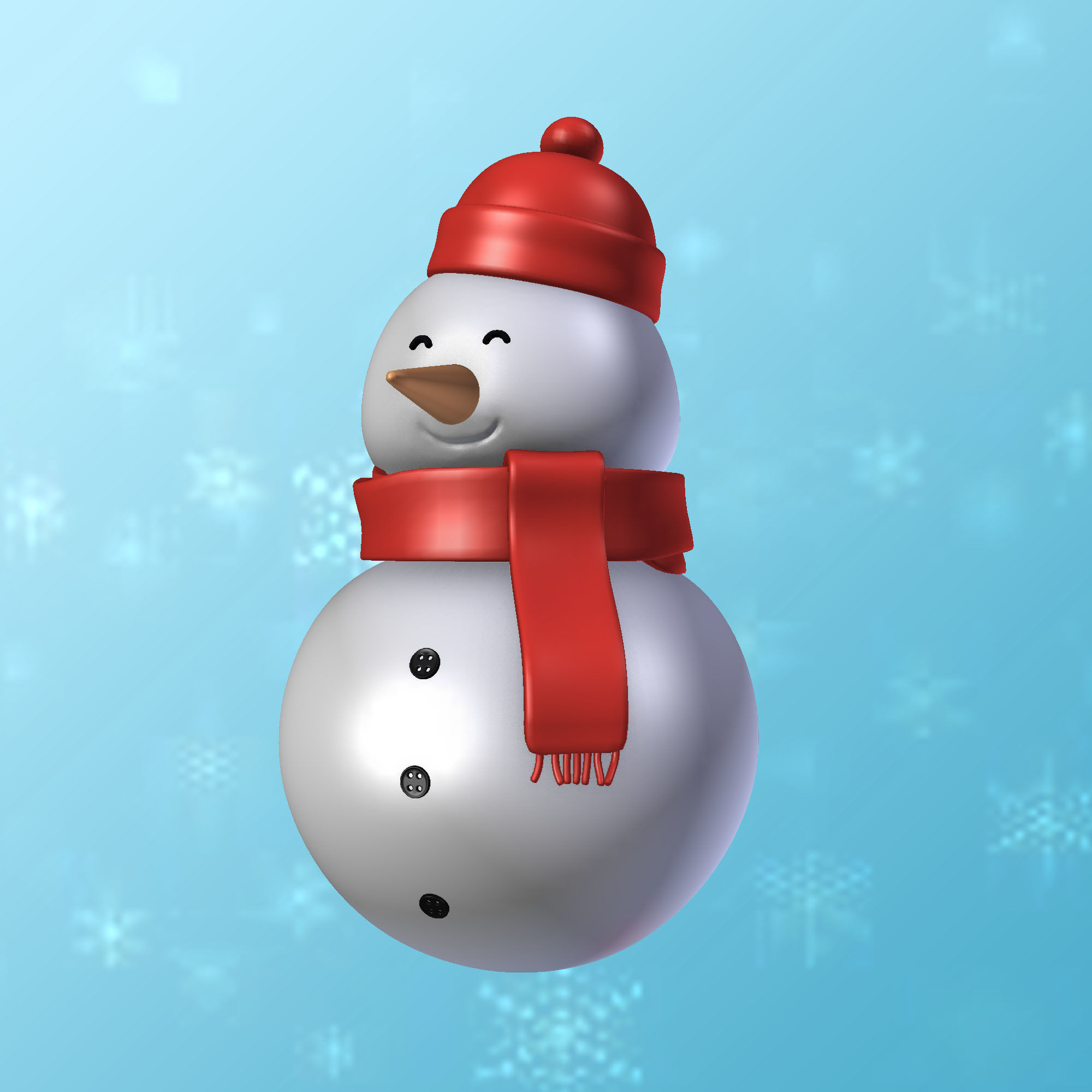10 3D Christmas Objects 3D print model_7