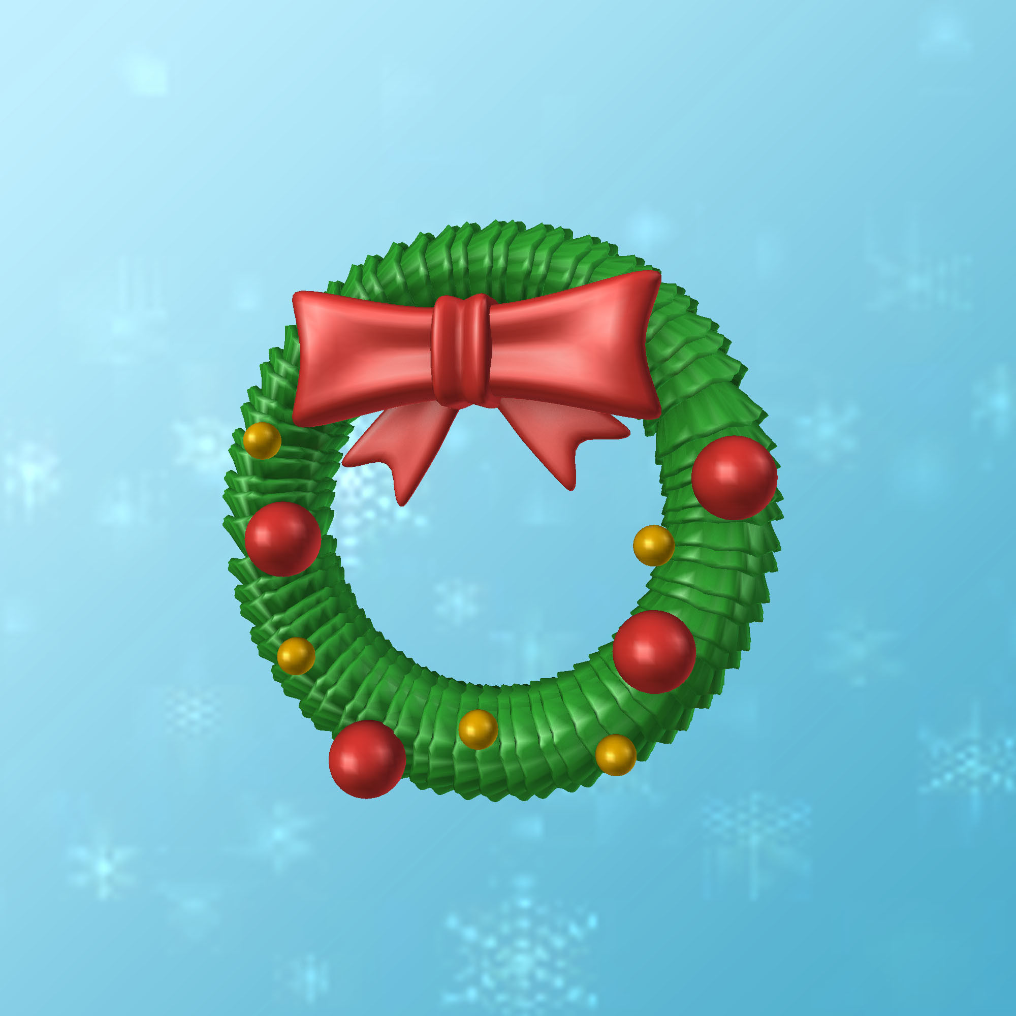 10 3D Christmas Objects 3D print model_3