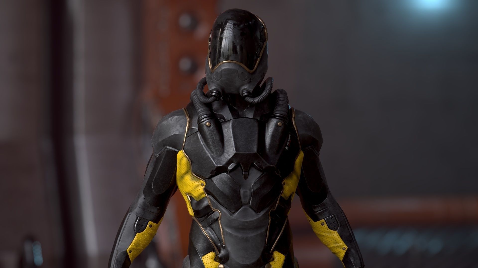 Cyber Man Low-poly 3D model_2