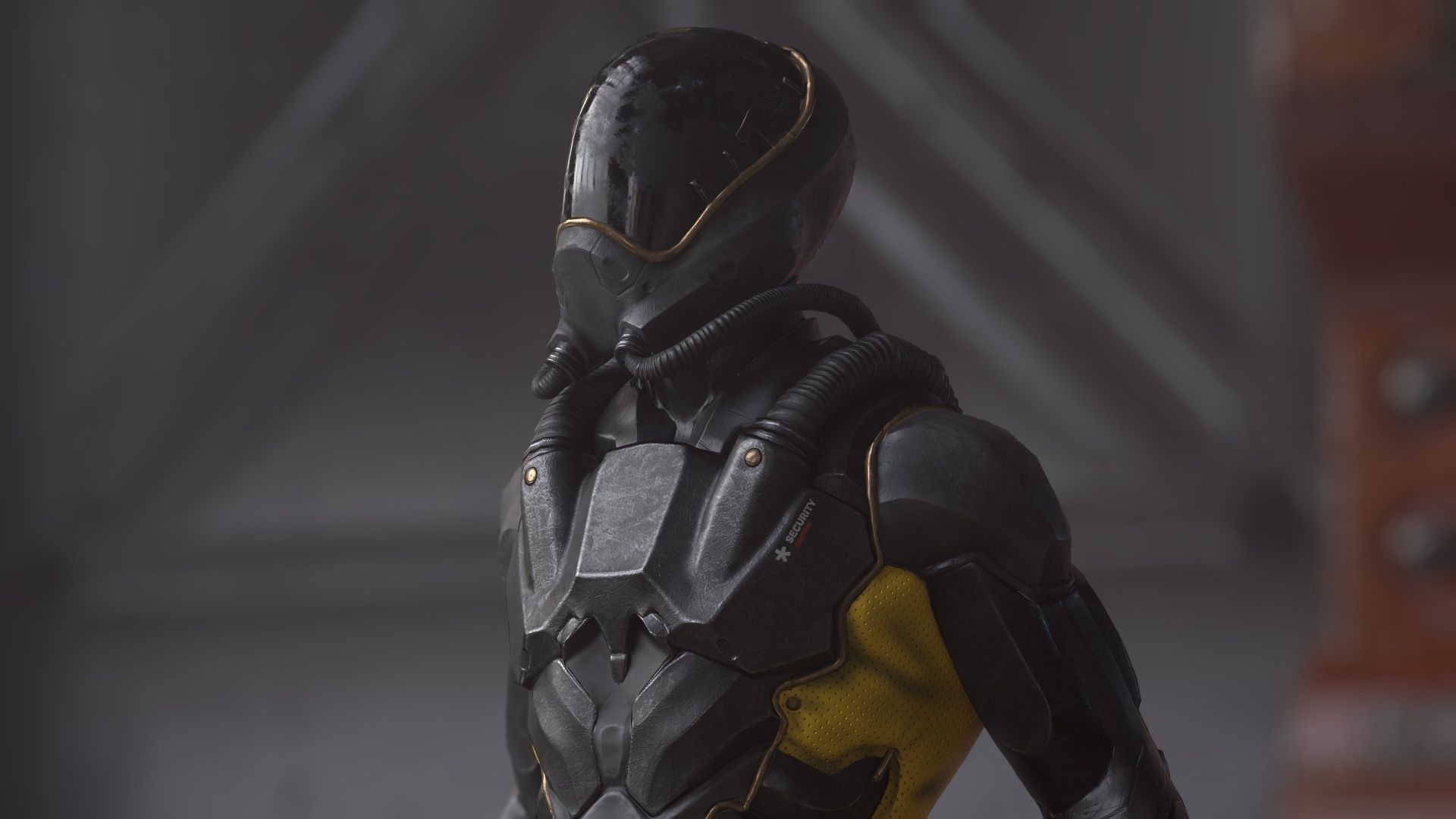 Cyber Man Low-poly 3D model_9