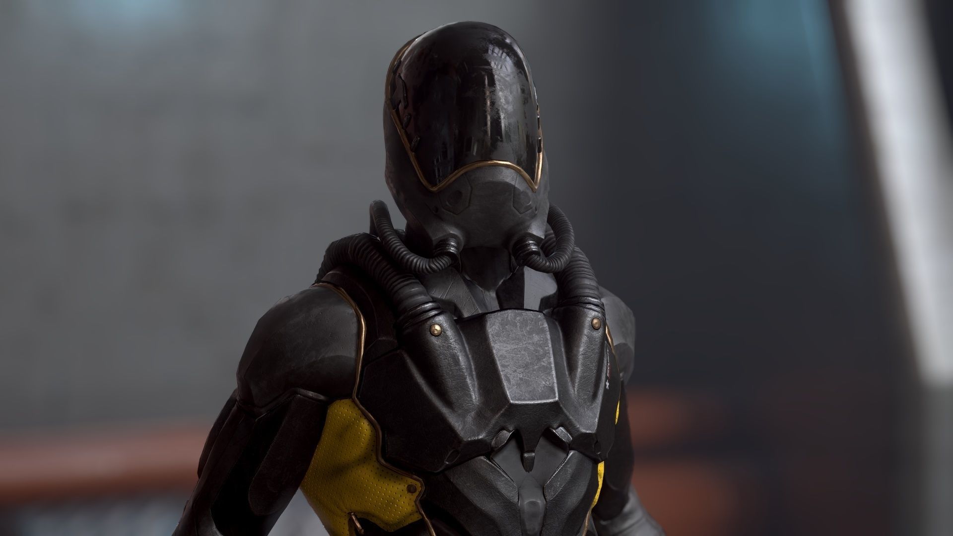 Cyber Man Low-poly 3D model_10