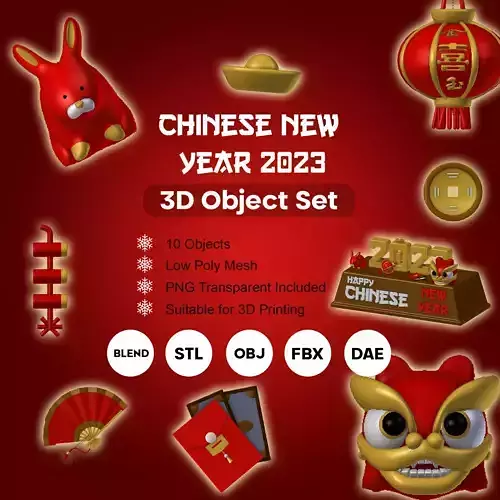 Chinese New Year 2023 3D print model