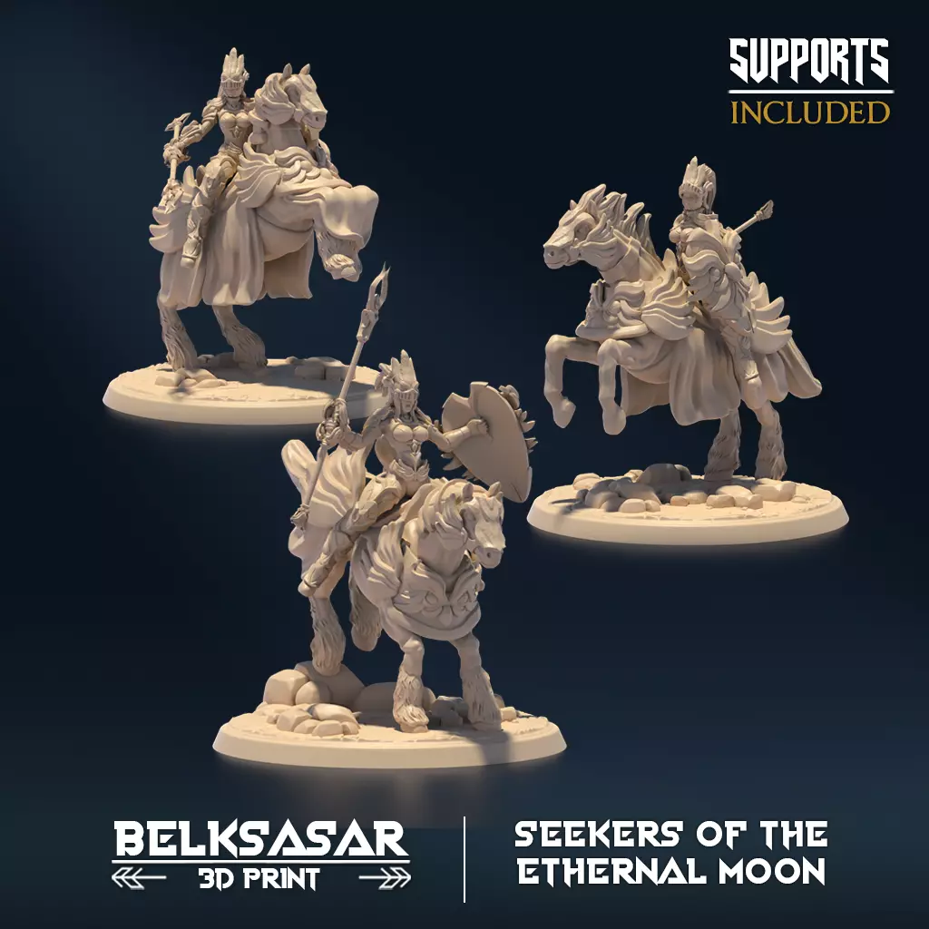 Ethernal Moon Rider Set x3 3D print model_0