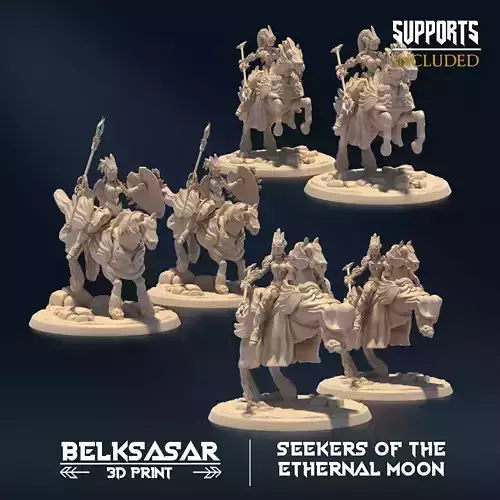 Ethernal Moon Rider Nude and Normal Set x6