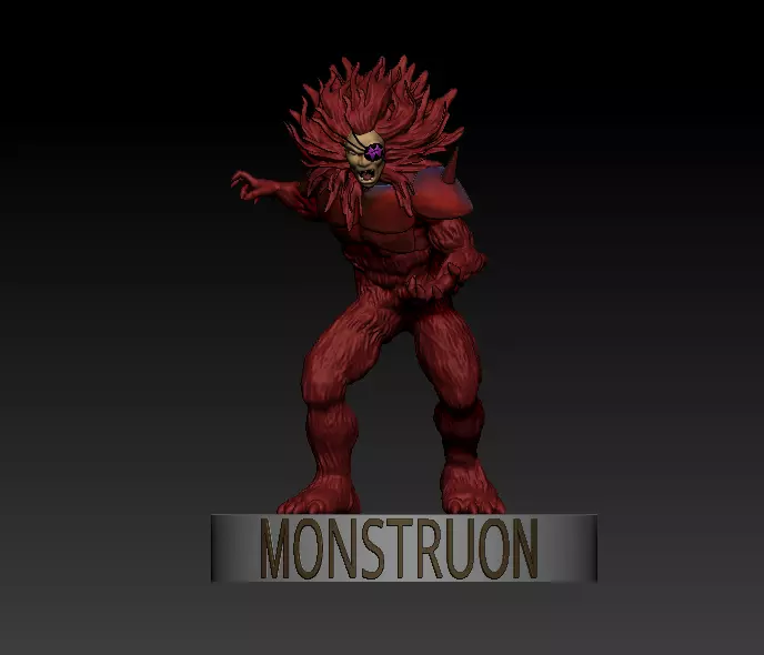 Monstruon - Monstar 3D print model_0