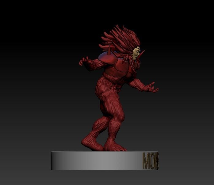 Monstruon - Monstar 3D print model_2