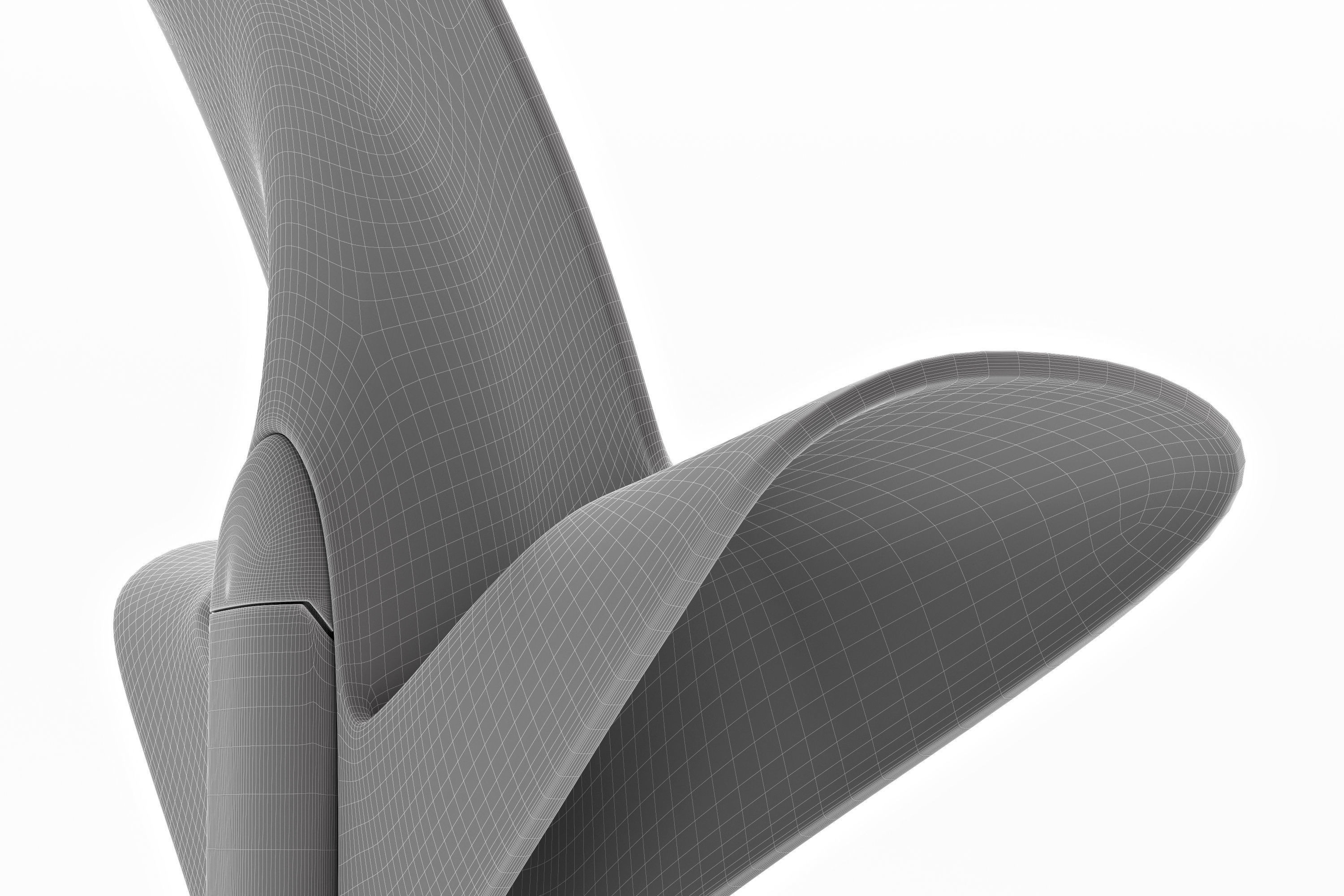 HAG Capisco Puls Task Chair - Adjustable Standing Desk Chair 3D model_8