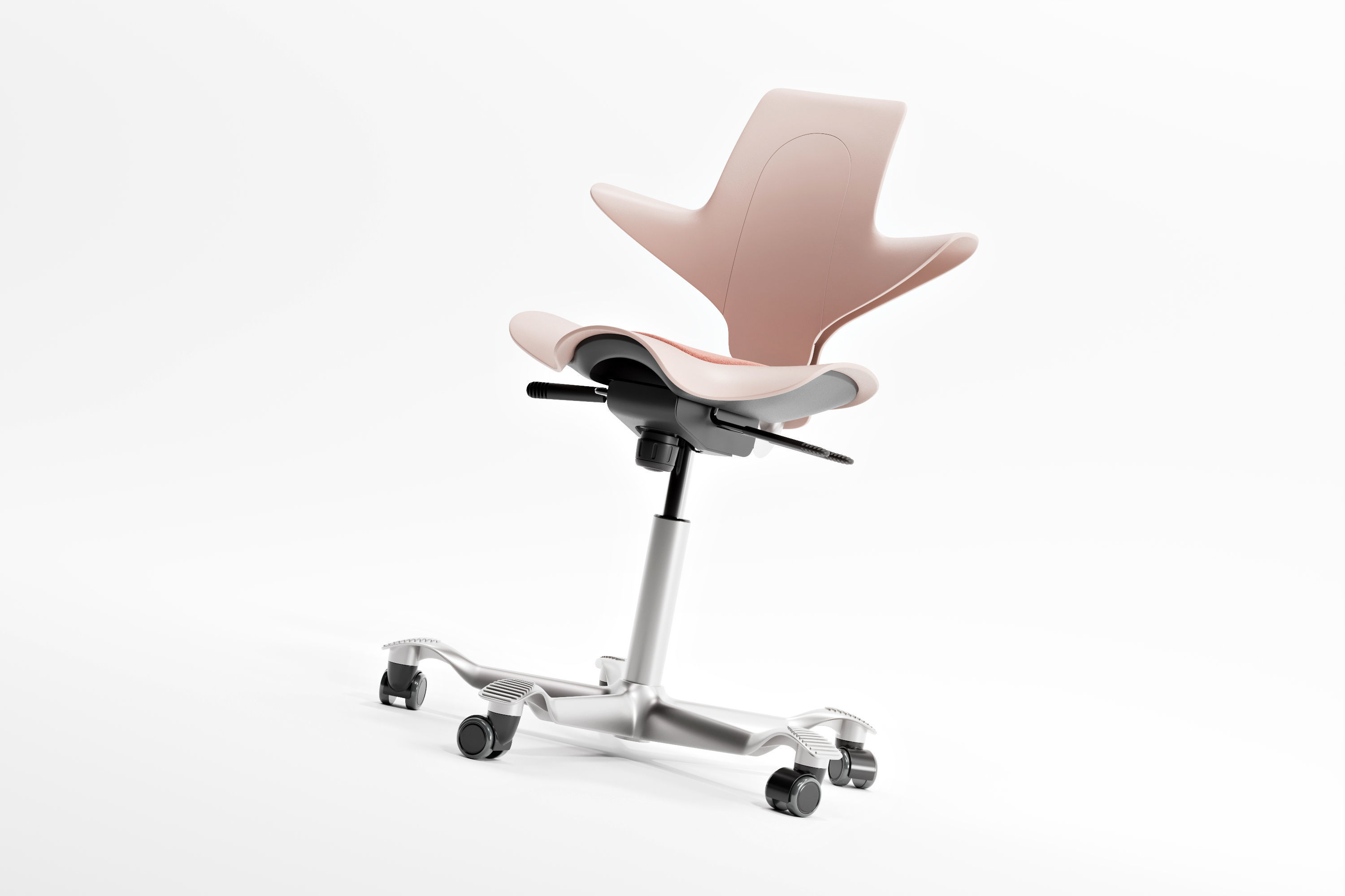 HAG Capisco Puls Task Chair - Adjustable Standing Desk Chair 3D model_1