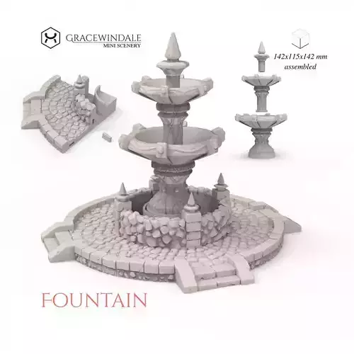 Fountain by Gracewindale 3D print model