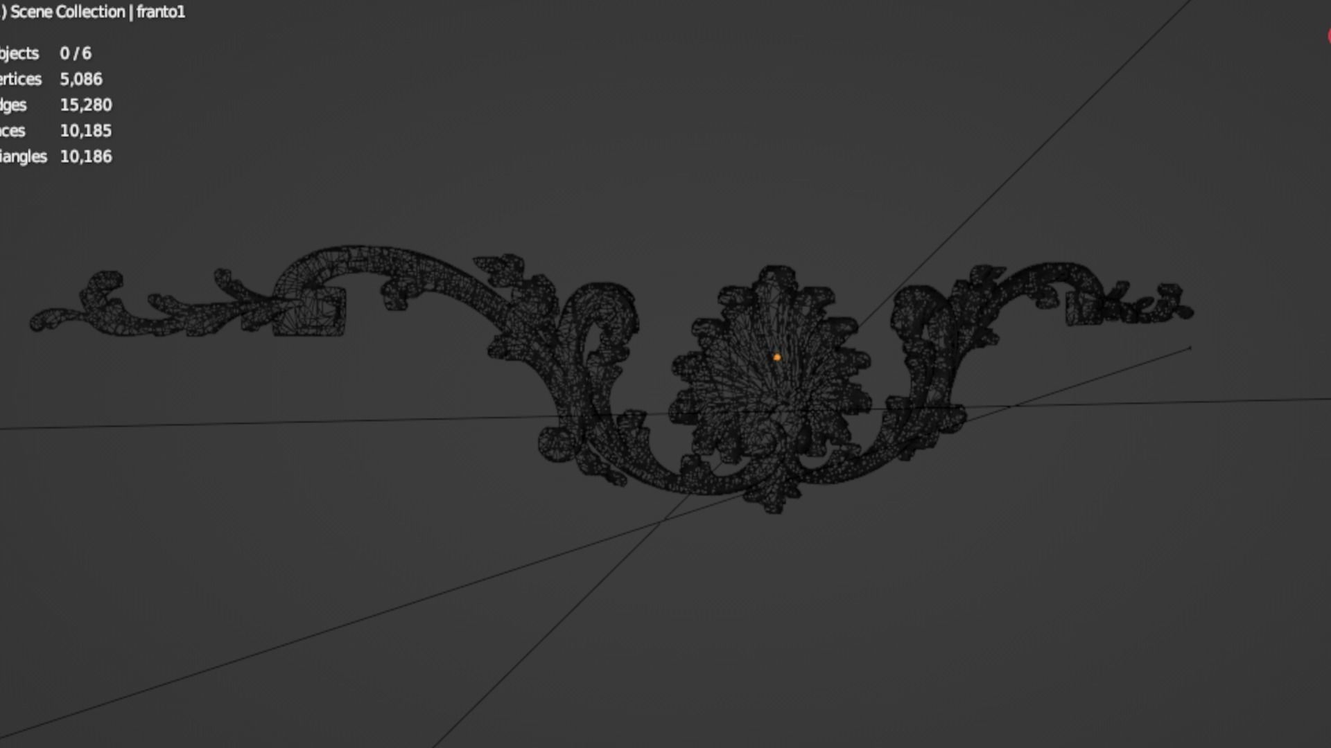 Classic decor ornament 212 3D model_6