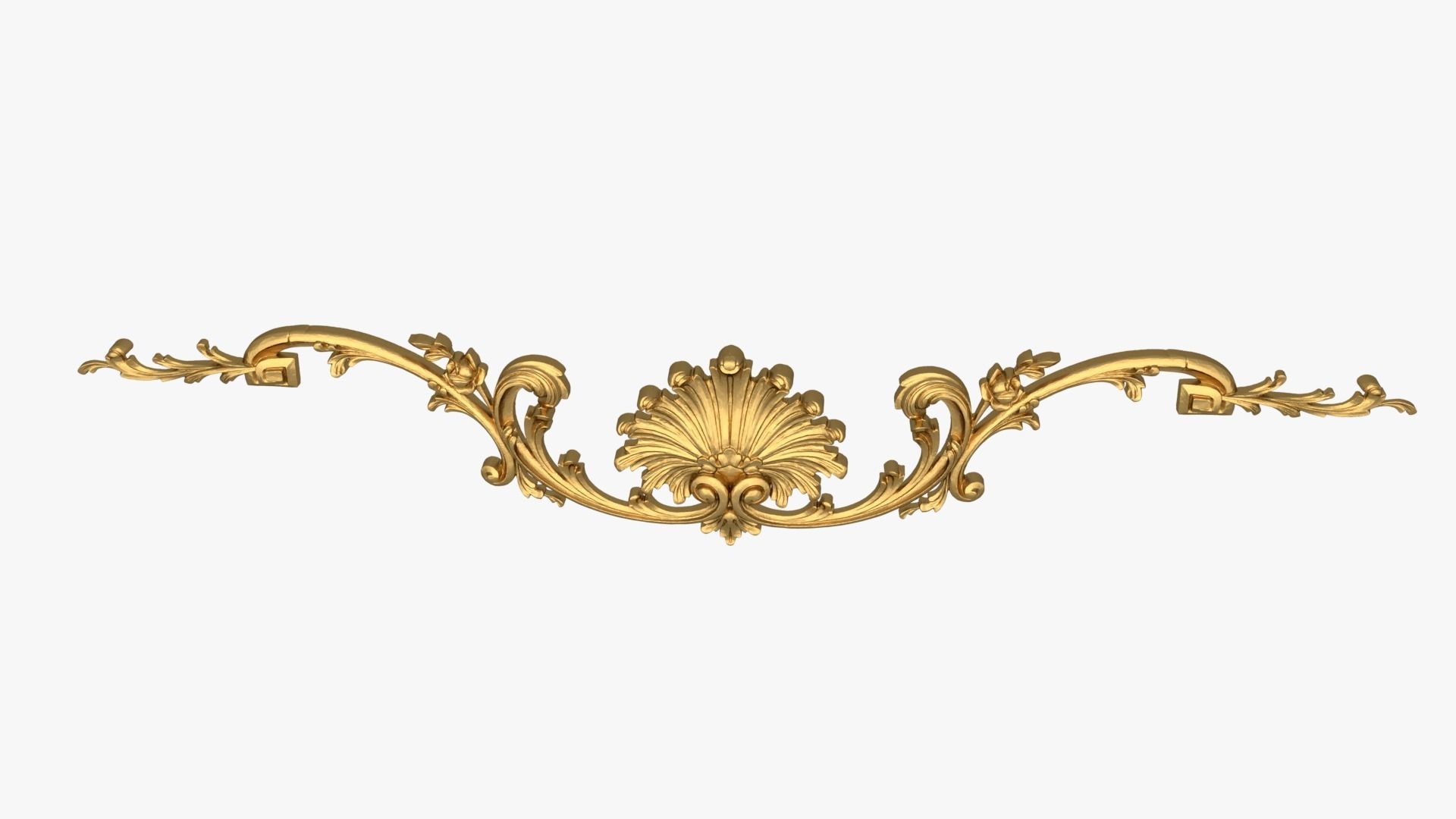 Classic decor ornament 212 3D model_4