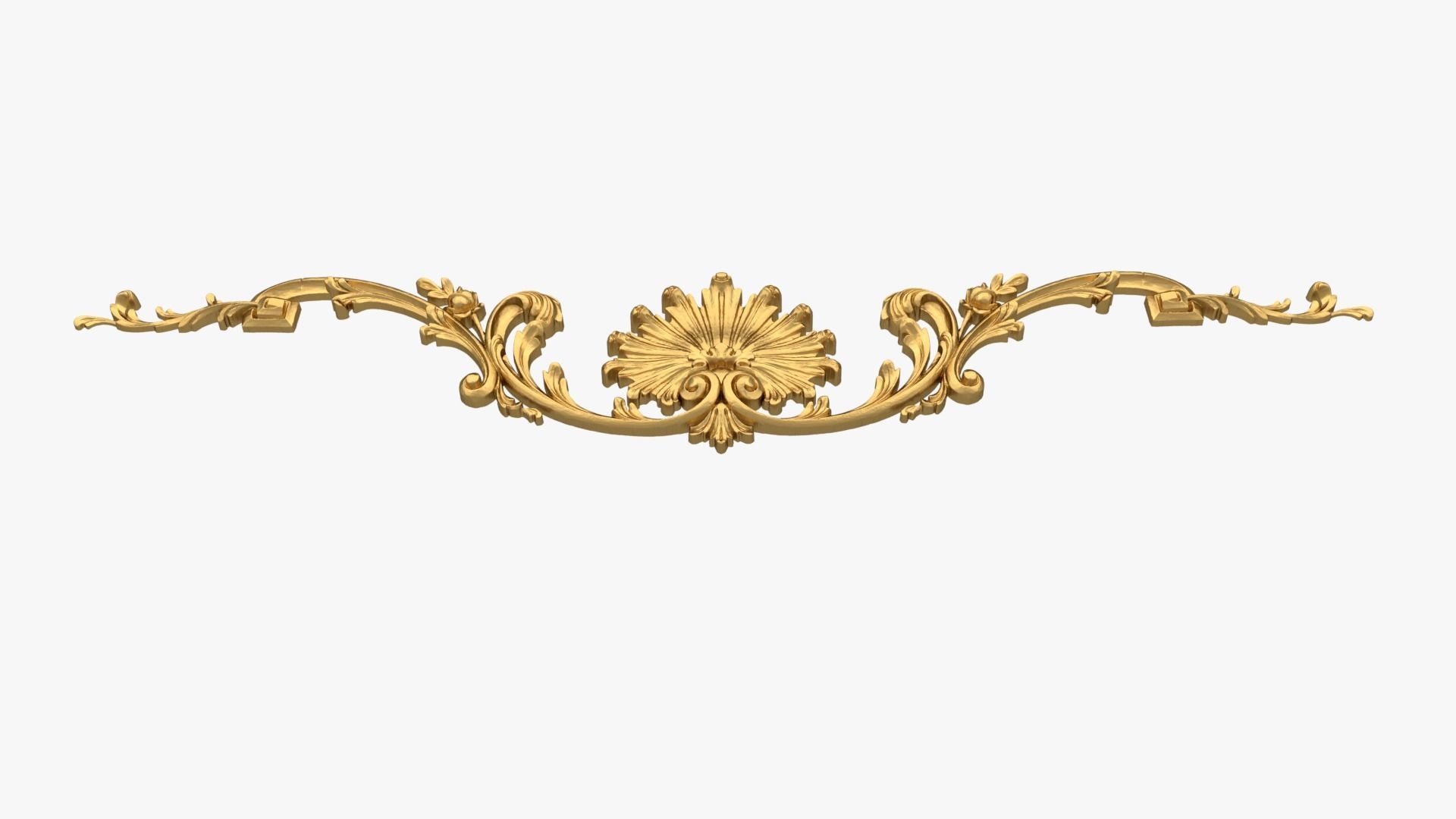 Classic decor ornament 212 3D model_3