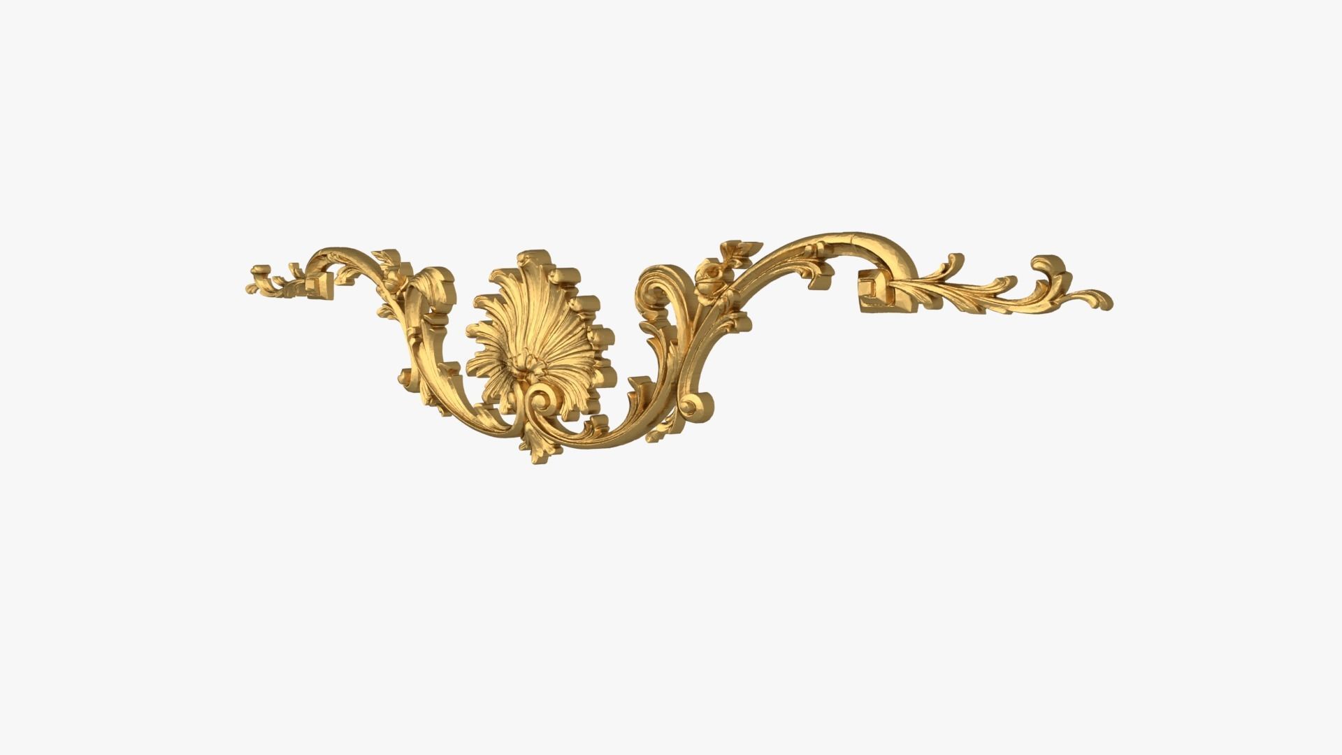 Classic decor ornament 212 3D model_2