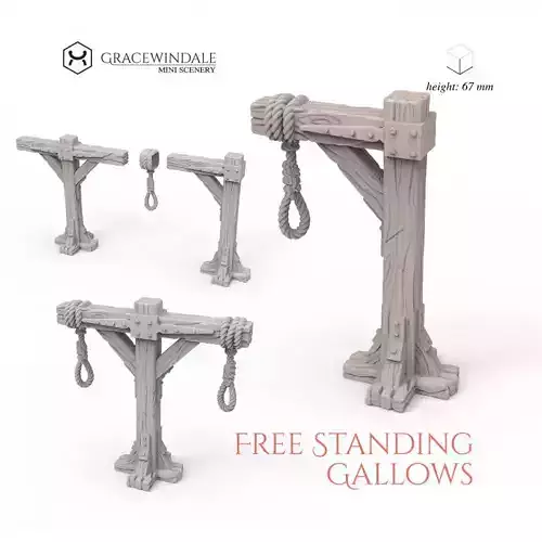 Set of Gallows 3D print model