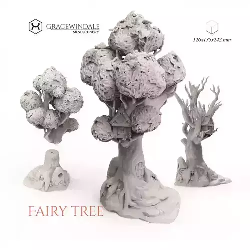 Fairy tree 3D print model