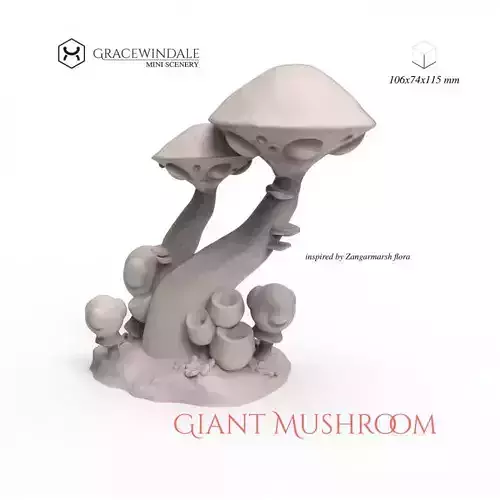 Giant Mushroom 3D print model