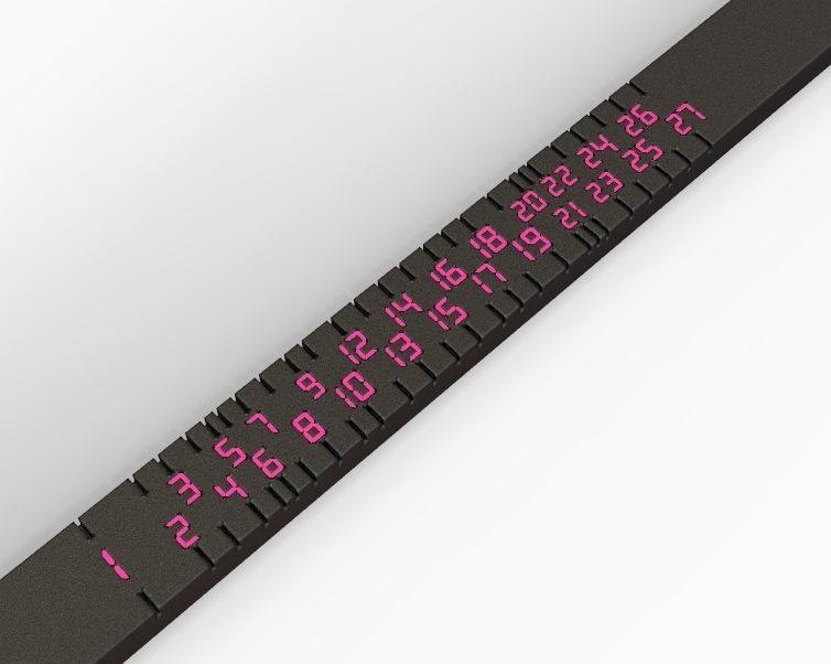 Japanese Finger Ring Sizer 3D print model_37