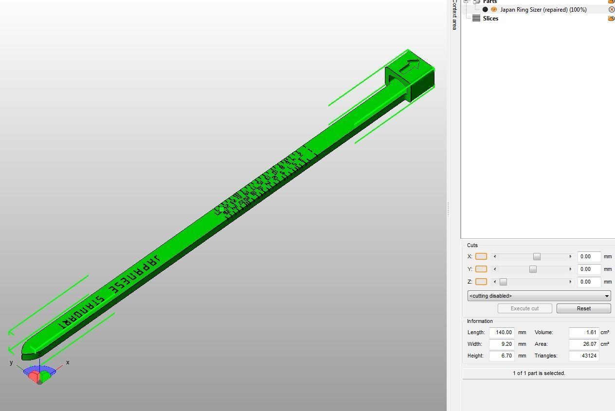 Japanese Finger Ring Sizer 3D print model_21
