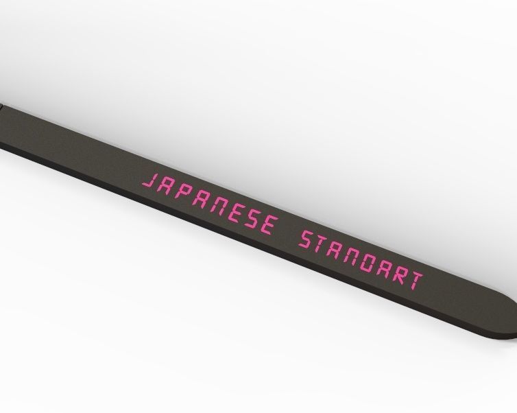 Japanese Finger Ring Sizer 3D print model_3