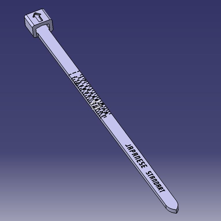 Japanese Finger Ring Sizer 3D print model_42