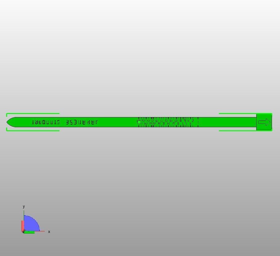 Japanese Finger Ring Sizer 3D print model_22