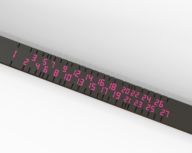 Japanese Finger Ring Sizer 3D print model_2